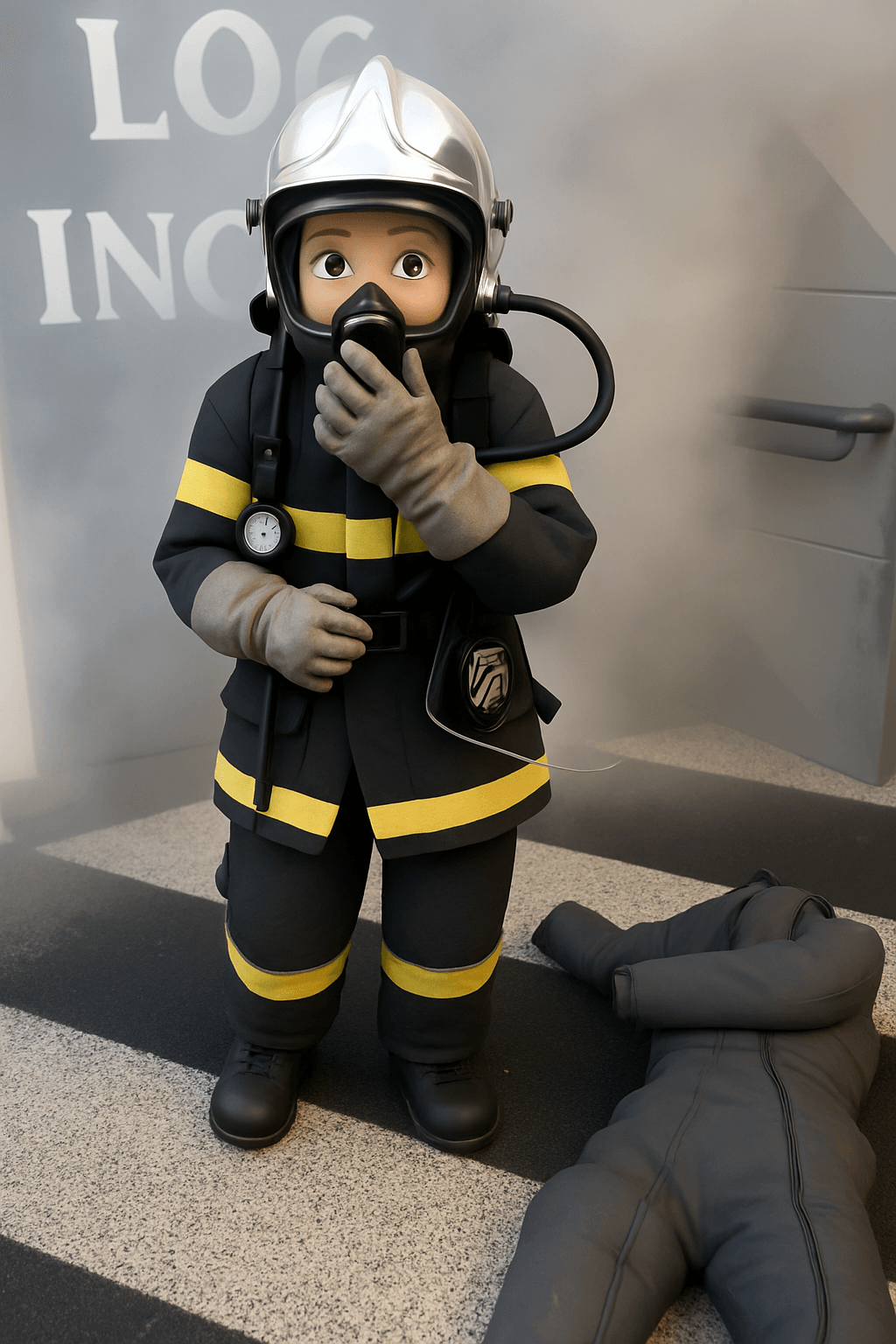 Intervention sur un feu réel lors d'une formation Équipier de Seconde Intervention